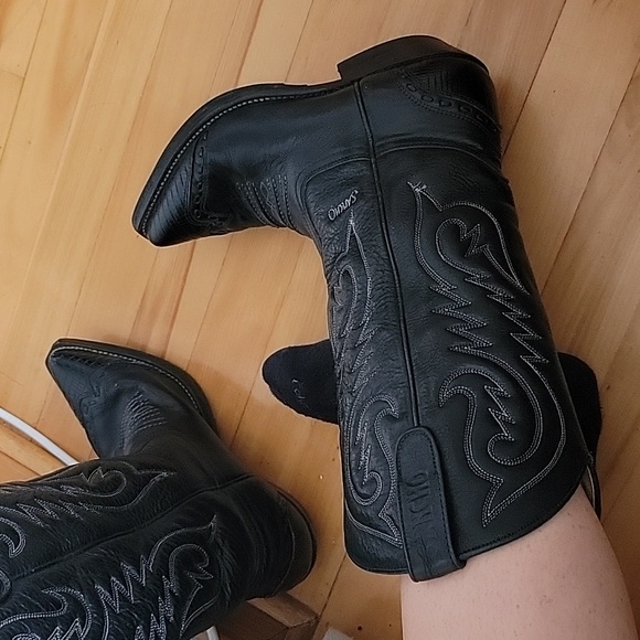 Sancho Black Cowboy Boots - Picture 6 of 6